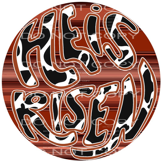he is risen #4597 Sublimation transfers - Heat Transfer