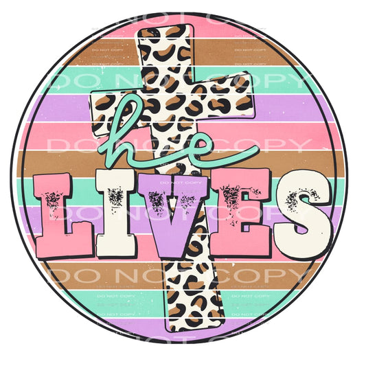 he lives #4515 Sublimation transfers - Heat Transfer