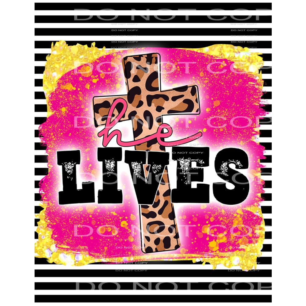 he lives #4836 Sublimation transfers - Heat Transfer