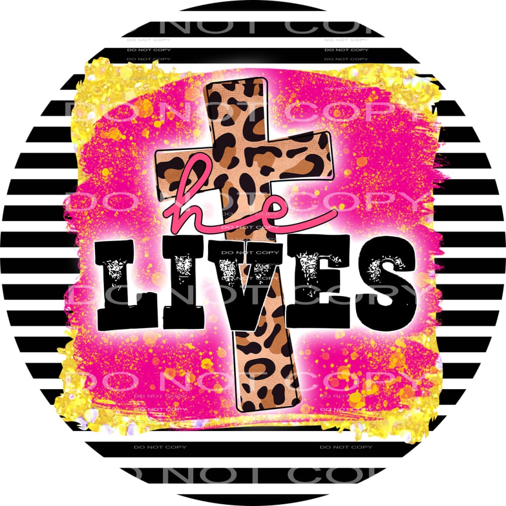 he lives #4837 Sublimation transfers - Heat Transfer