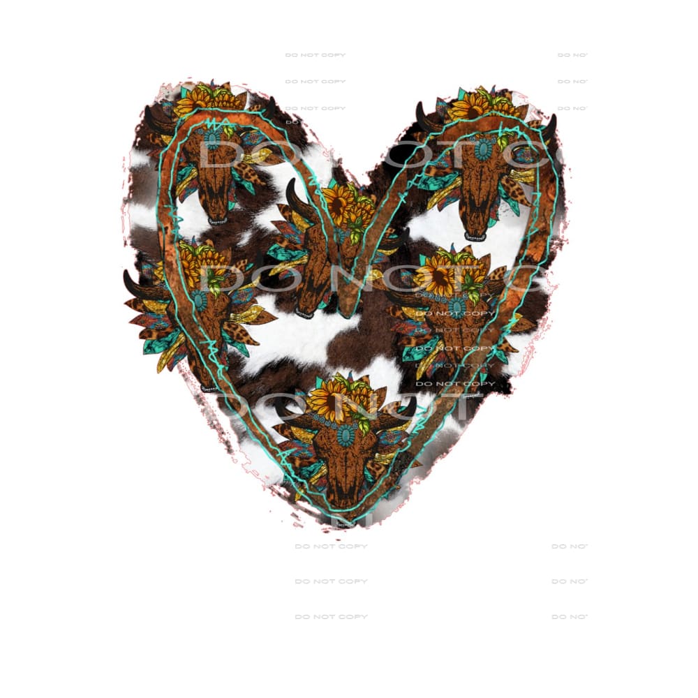 Heart #5587 Sublimation transfers - Heat Transfer Graphic