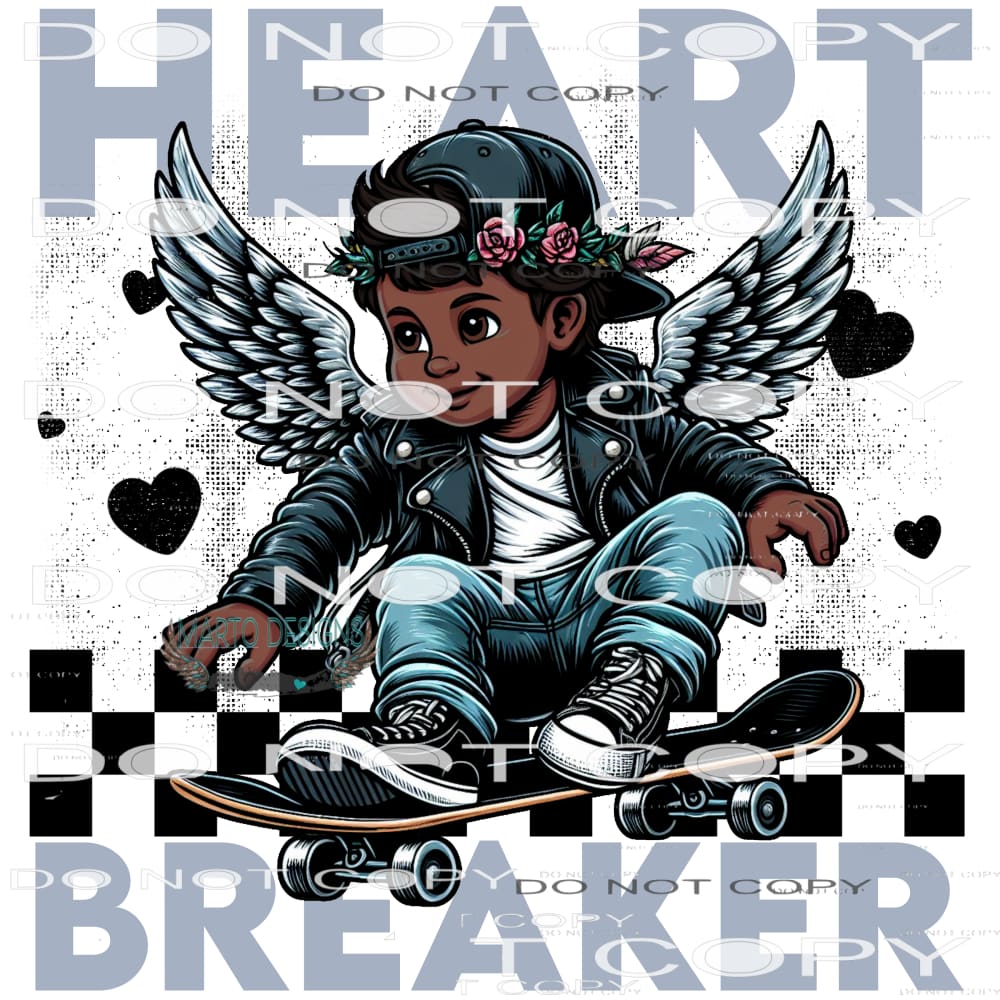 Heart Breaker #9335 Sublimation transfers - Heat Transfer