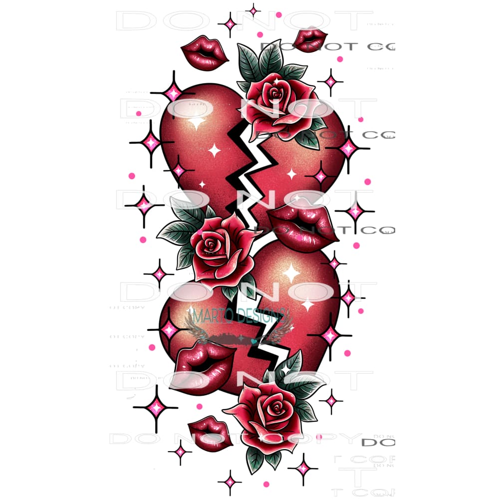 Heartbreaker Sleeve #9299 Sublimation transfers - Heat