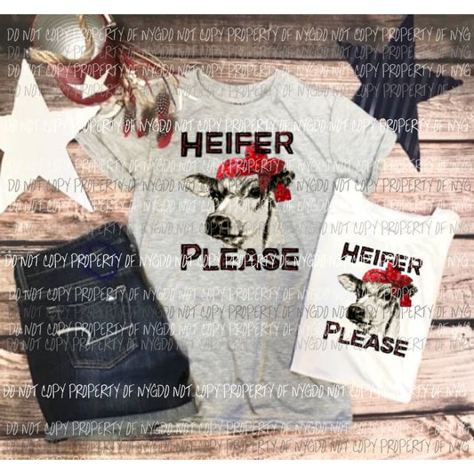 Heifer Please 2 sublimation transfer Heat Transfer