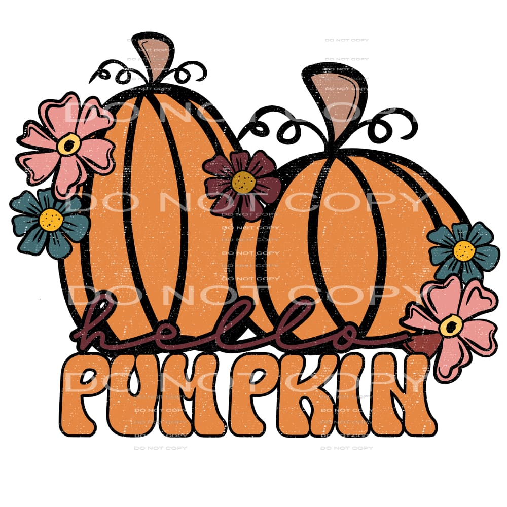 hello pumpkin #7816 Sublimation transfers - Heat Transfer