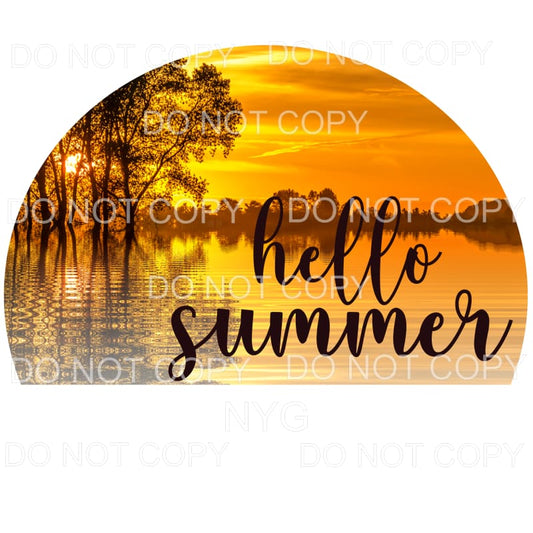 Hello Summer Sublimation transfers - Heat Transfer