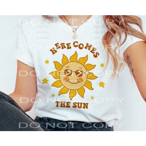 here comes the sun #5038 Sublimation transfers - Heat 