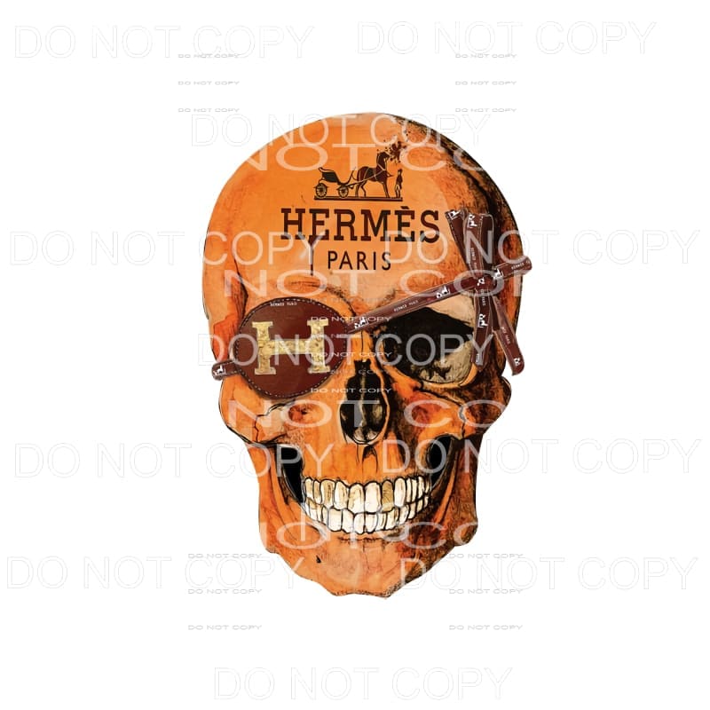 Hermes Skull #1 Sublimation transfers - Heat Transfer
