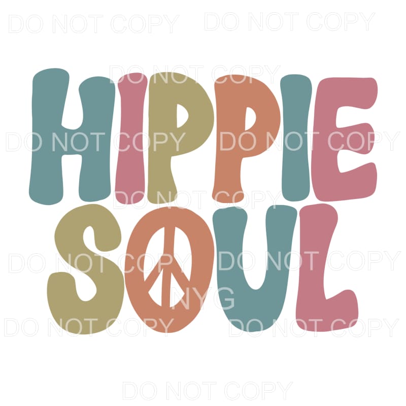 Hippie Soul Sublimation transfers - Heat Transfer