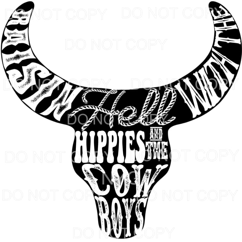 Hippies and cowboys # 79 Sublimation transfers - Heat 