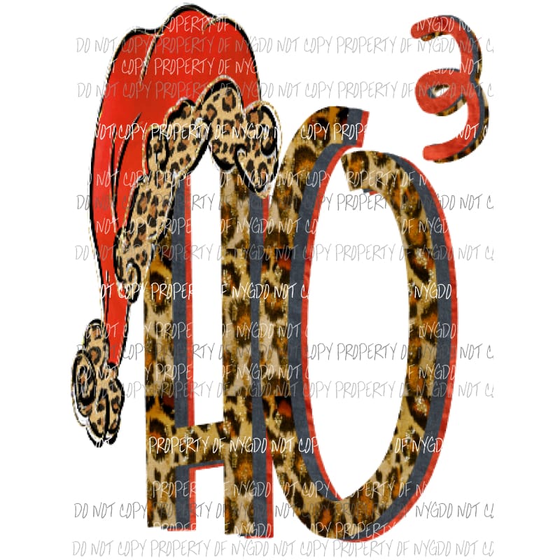 Ho 3 - 2 Christmas Sublimation transfers Heat Transfer