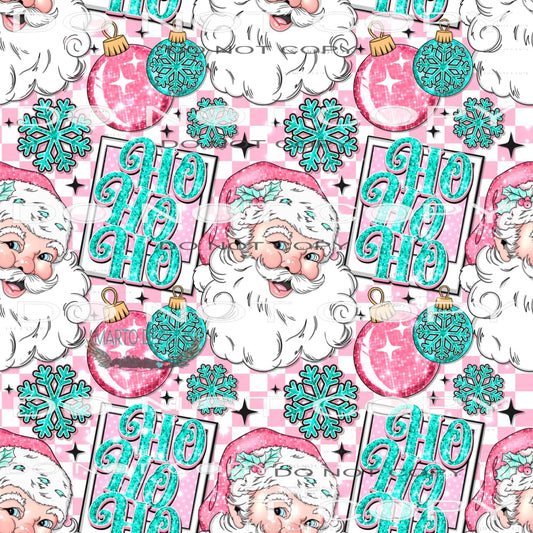 Ho Ho Ho #7513 Sublimation transfers - Heat Transfer Graphic