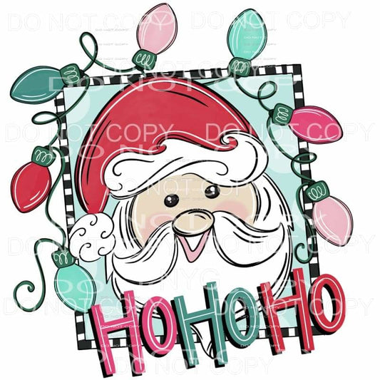 ho ho ho Santa # 184 Sublimation transfers - Heat Transfer