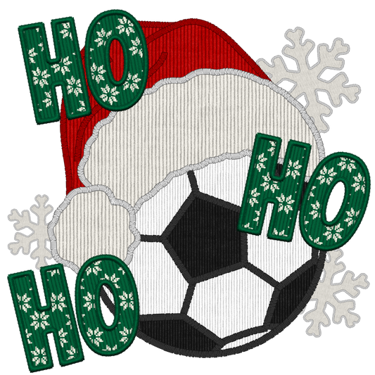 Ho Ho Ho Soccer #8357 Sublimation transfers - Heat Transfer