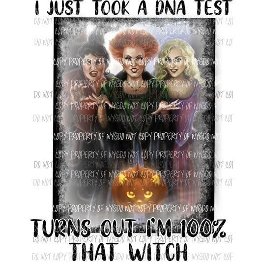 Hocus pocus 100% that witch # 20 fall Halloween Sublimation transfers Heat Transfer
