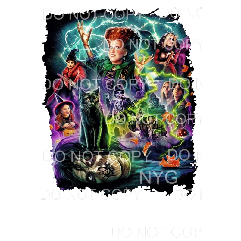 Hocus Pocus # 20 Sanderson Sisters Sublimation transfers - 