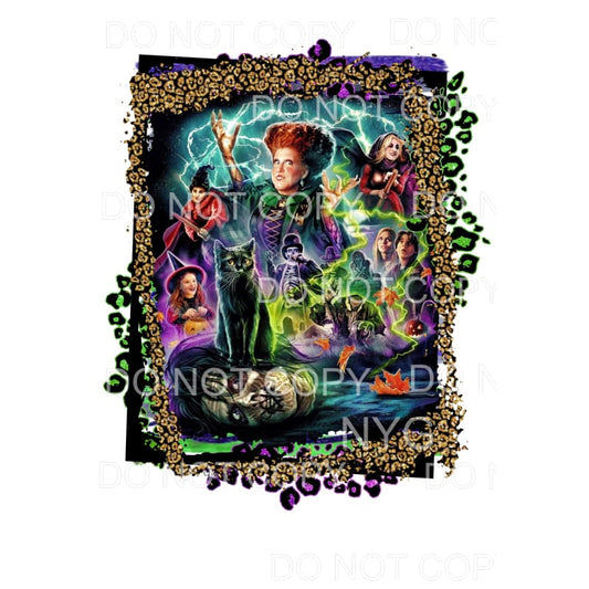 Hocus Pocus # 21 Sanderson Sisters Sublimation transfers - 