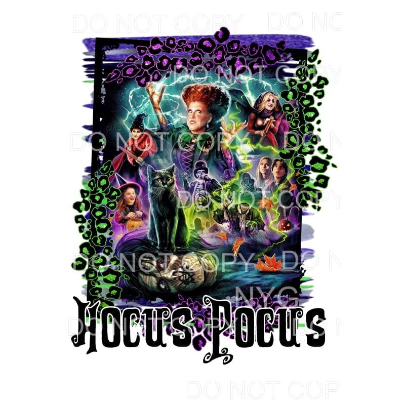 Hocus Pocus # 25 Sanderson Sisters Sublimation transfers - 