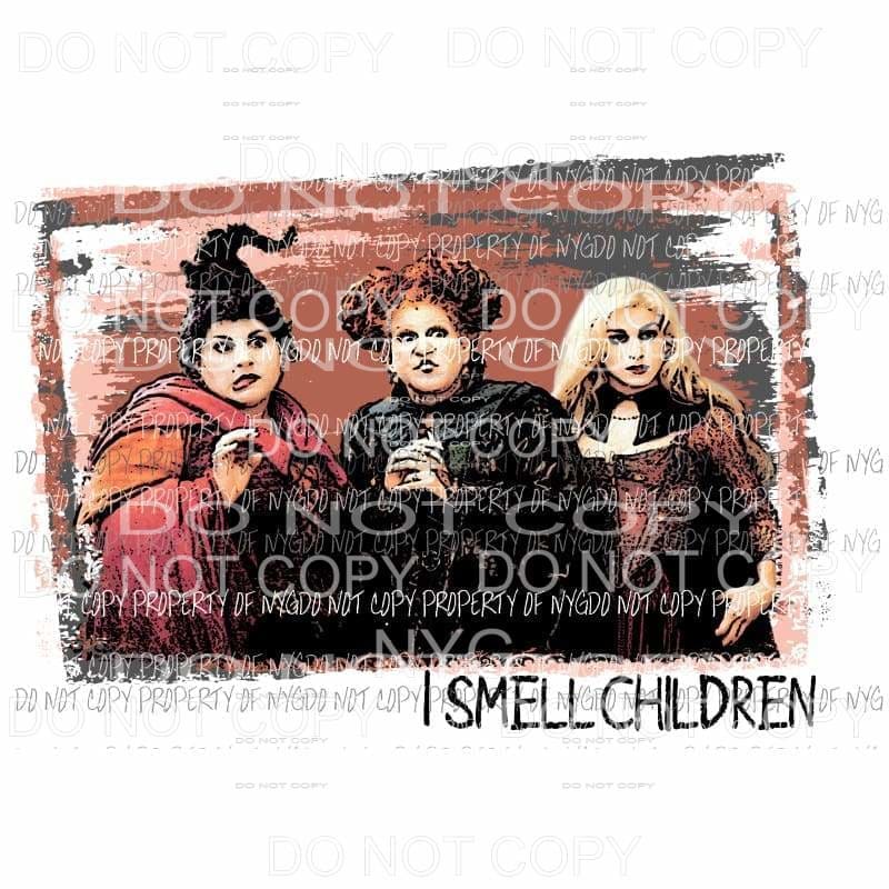 Hocus Pocus I smell Children Sublimation transfers Heat Transfer