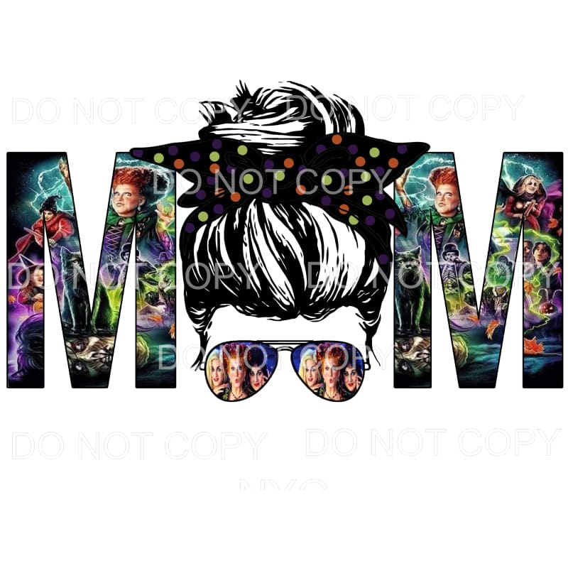 Hocus Pocus Mom # 1 Sublimation transfers - Heat Transfer