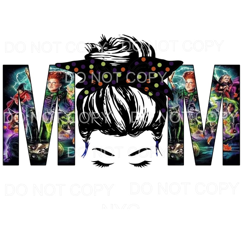 Hocus Pocus Mom # 2 Sublimation transfers - Heat Transfer