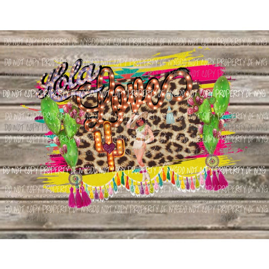 Hola Love sublimation transfer Heat Transfer