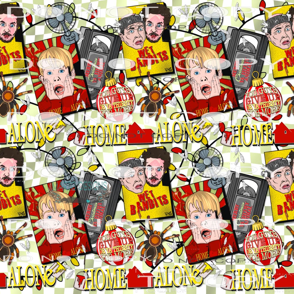 Home Alone #7514 Sublimation transfers - Heat Transfer