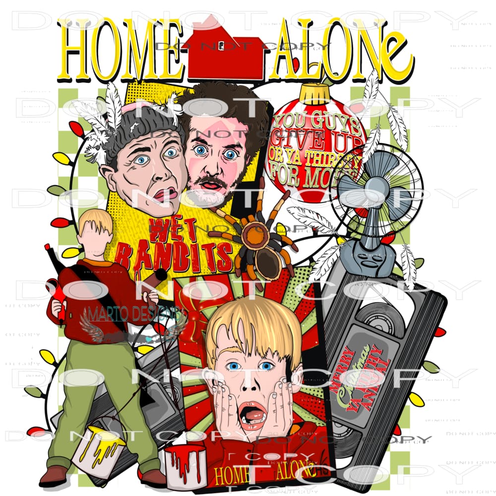 Home Alone #7519 Sublimation transfers - Heat Transfer
