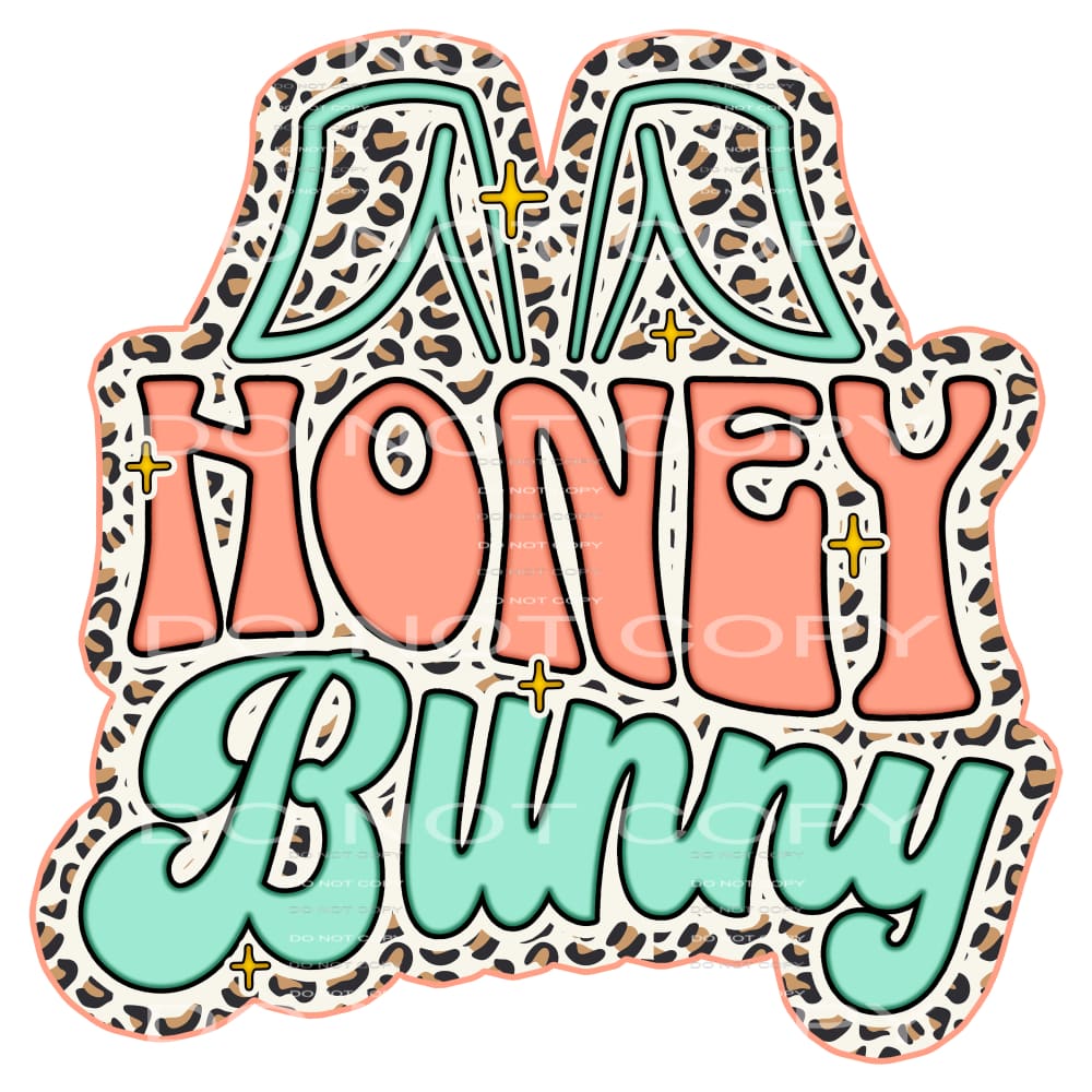 honey bunny #4273 Sublimation transfers - Heat Transfer