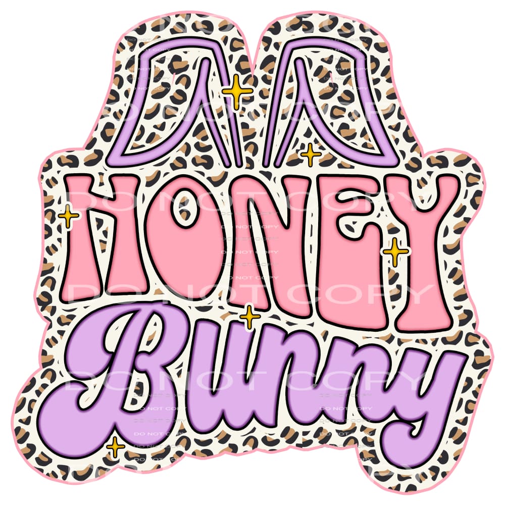 honey bunny #4522 Sublimation transfers - Heat Transfer