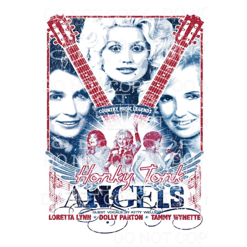 honky tonk angels 2 Sublimation transfers - Heat Transfer
