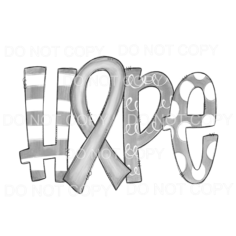 Hope Grey Sublimation transfers - Heat Transfer