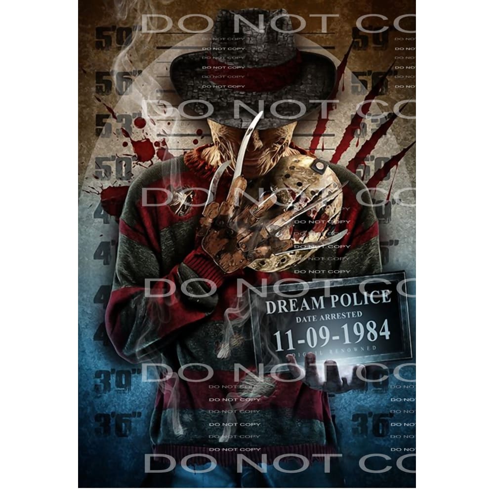 Horror # 8743 sublimation transfers - Heat Transfer