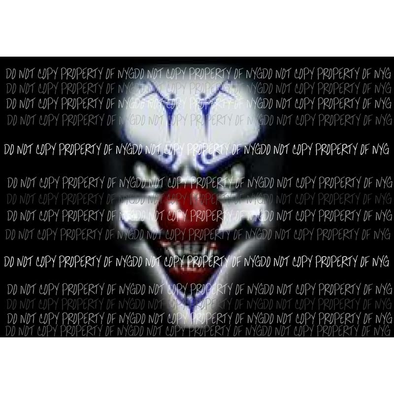 Horror Movie IT Scary Clown Halloween # 25 Sublimation transfers Heat Transfer