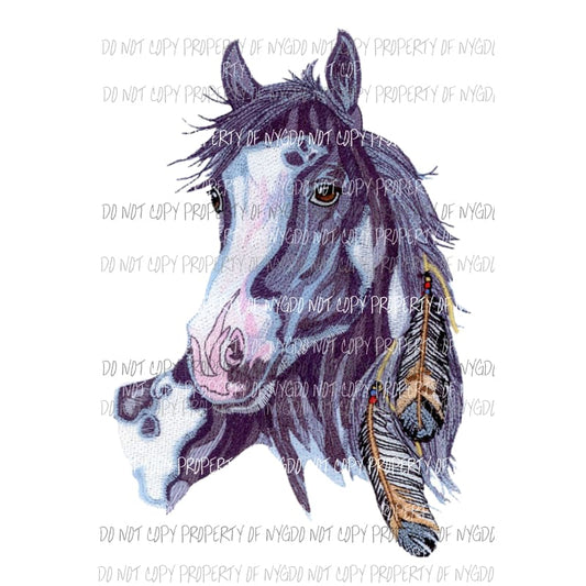horse BOHO #4 sublimation transfer Heat Transfer