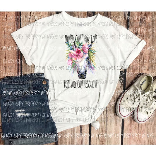 Horse watercolor you cant buy love Sublimation transfers Heat Transfer