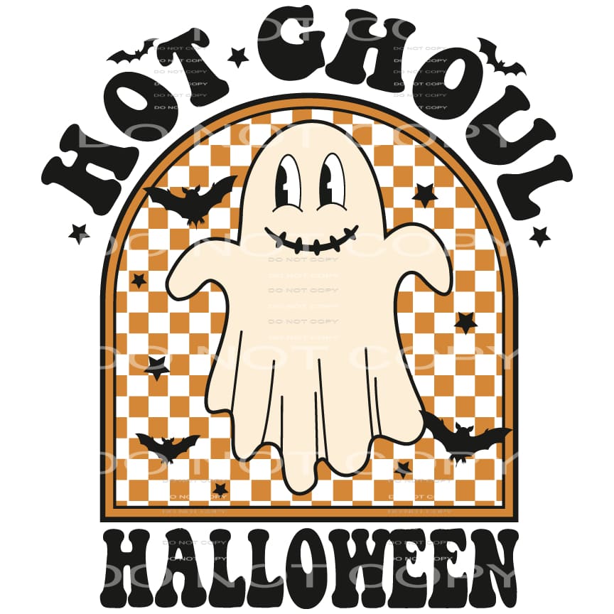 hot ghoul halloween #8527 Sublimation transfers - Heat 