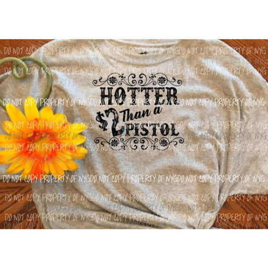 Hotter than a 2 dollar pistol sublimation transfer Heat Transfer