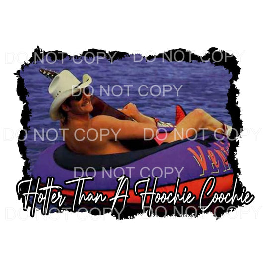 Hotter than a hoochie coochie # 5 Alan Jackson Sublimation 