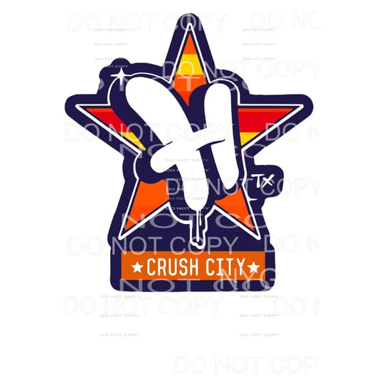 Houston Astro Baseball # 20 Sublimation transfers - Heat 