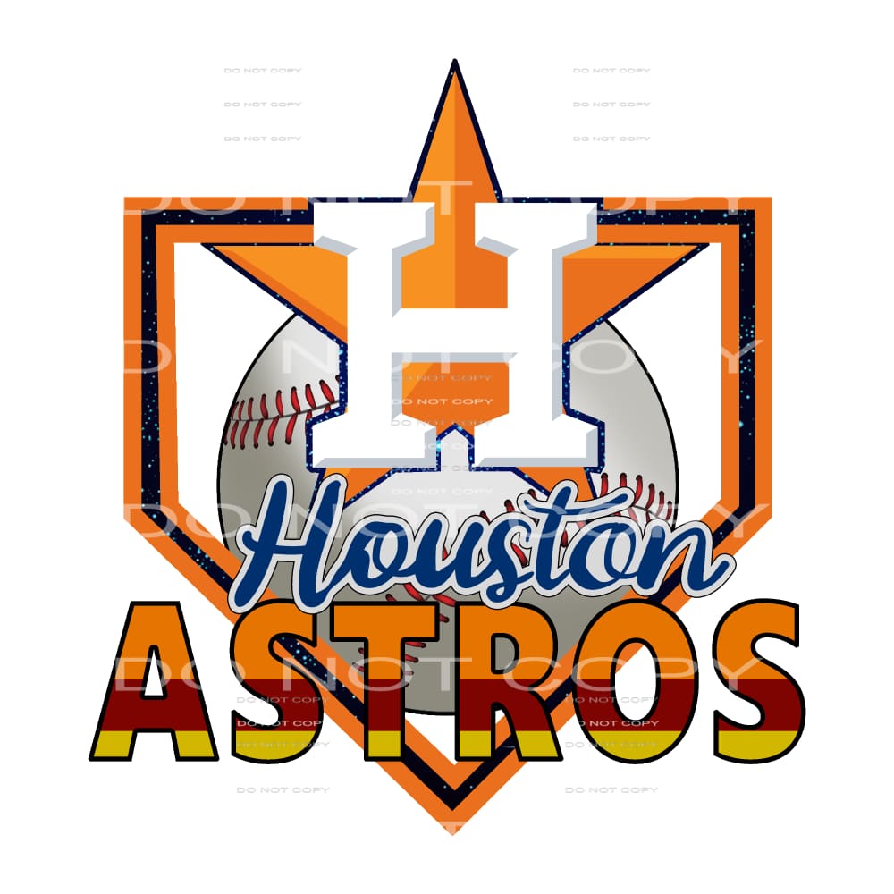 houston astros # 12132 Sublimation transfers - Heat Transfer