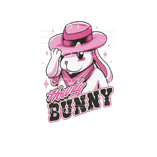 Howdy Bunny #4812 Sublimation transfers - Heat Transfer
