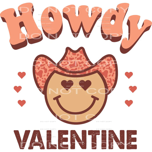Howdy Valentine # 2312 Sublimation transfers - Heat Transfer