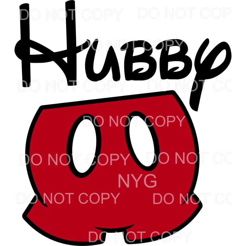 Hubby Mickey Pants Sublimation transfers - Heat Transfer