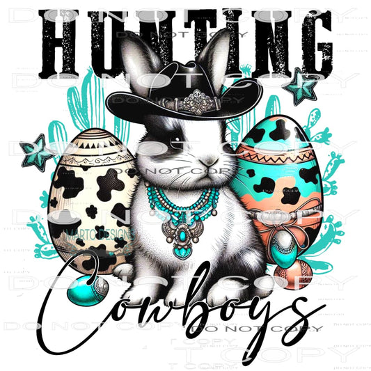 Hunting Cowboys #9455 Sublimation transfers - Heat Transfer