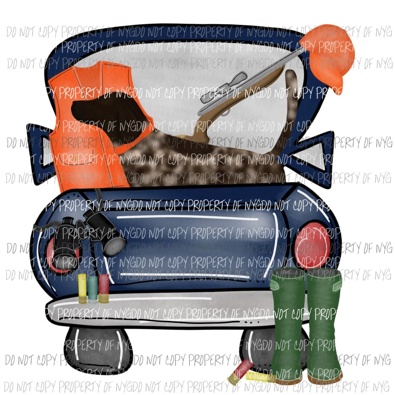 Hunting Truck Sublimation transfers Heat Transfer