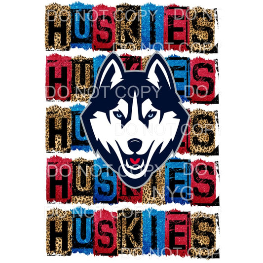 HUSKIES BLOCK # 102 Sublimation transfers - Heat Transfer