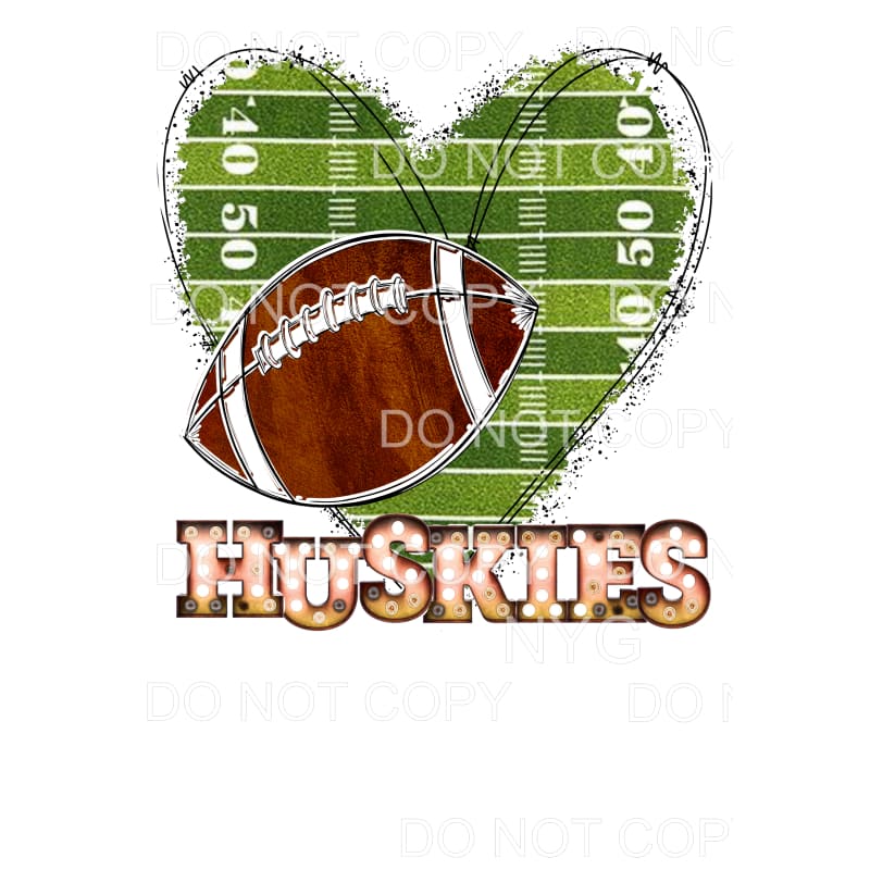 Huskies Football # 3 Sublimation transfers - Heat Transfer