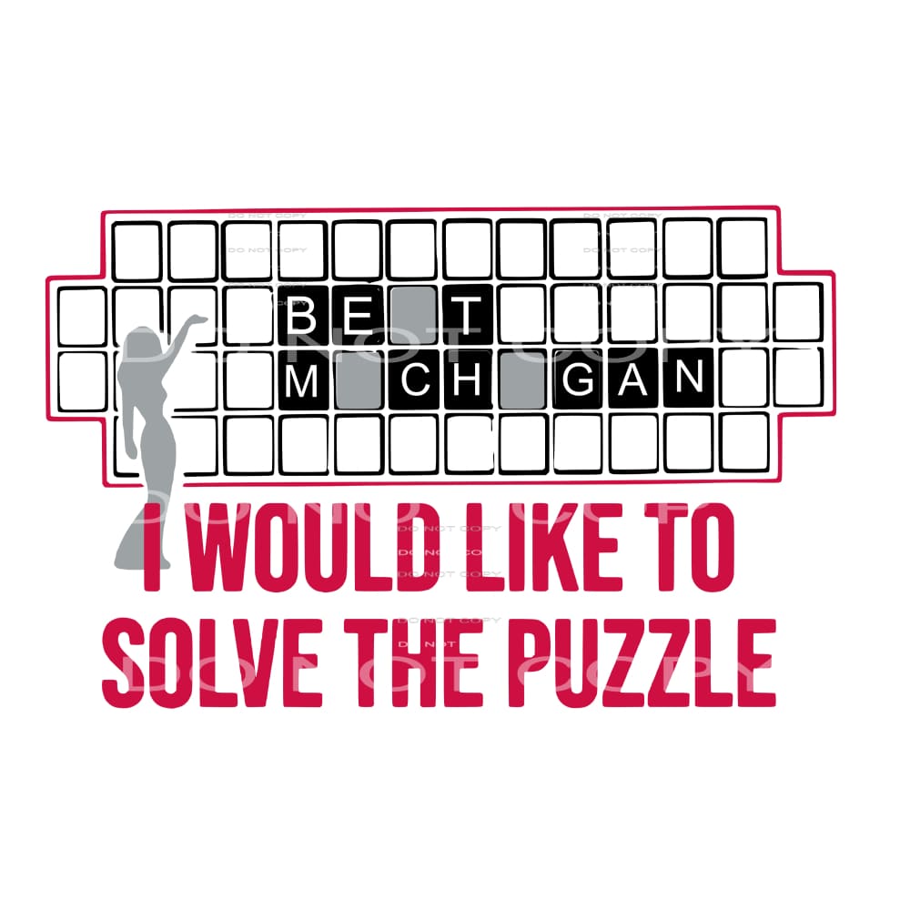 i would like to solve the puzzle michigan buckeyes # 12014