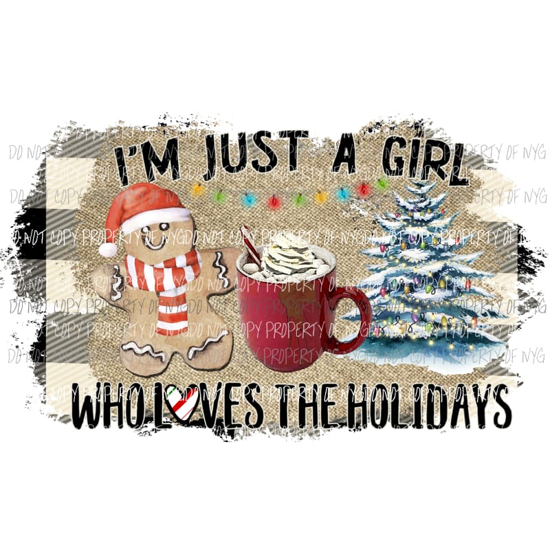 im just a girl sublimation transfer Heat Transfer